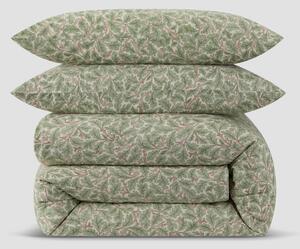 Leafy Arbour Oak Washed Cotton Percale Duvet Set | King | Piglet in Bed