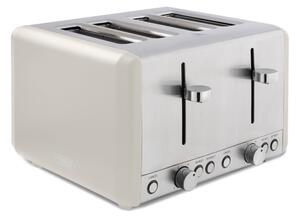Tower Cavaletto 4 Slice Stainless Steel Toaster Latte