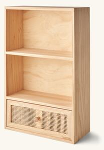 Wall shelf with drawer | Pinewood. 34 x 15 x 53 cm. | Søstrene Grene