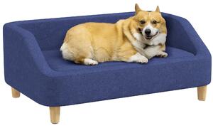 PawHut Dog Sofa, pet Bed, with Soft Cushion, Washable Cover, for Small, Medium & Large Dogs - Blue