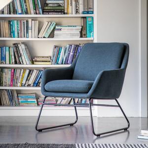 Floris Fabric Chair blue