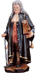 Comedian Lawyer wooden statue
