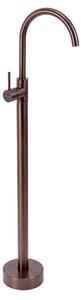 Floor-Standing Washbasin Faucet Rea Lungo Brush Brown