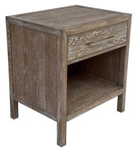 Eliot Bedside Table Drift Oak, Side Table, Small - Andrew Martin