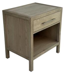 Eliot Bedside Table Weathered Oak, Side Table, Small - Andrew Martin