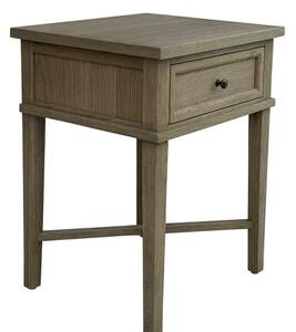 Tennyson Bedside Table Weathered Oak, Side Table - Andrew Martin
