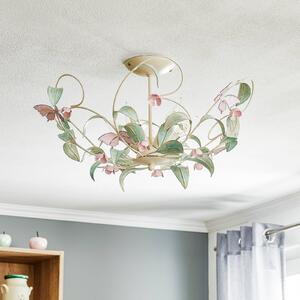 Luminex Butterfly ceiling lamp, five-bulb