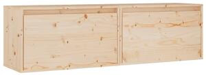 Wall Cabinets 2 pcs 60x30x35 cm Solid Pinewood