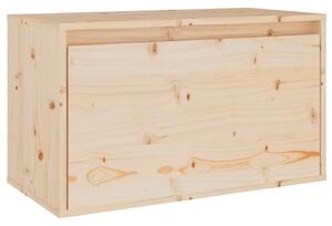 Wall Cabinet 60x30x35 cm Solid Pinewood
