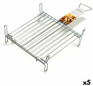 Grill Double 35 x 35 cm Zinc-plated steel (5 Units)