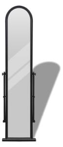 Free Standing Floor Mirror Full Length Rectangular Black