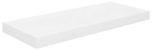 Floating Wall Shelf High Gloss White 60x23.5x3.8 cm MDF