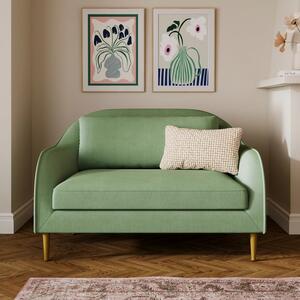 Jessie Velvet Compact 2 Seater Sofa