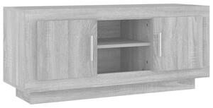 TV Cabinet Grey Sonoma 102x35x45 cm Engineered Wood