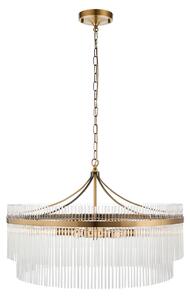 Monica 7-Light Pendant | Antique Brass