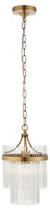 Monica Single Pendant in Antique Brass