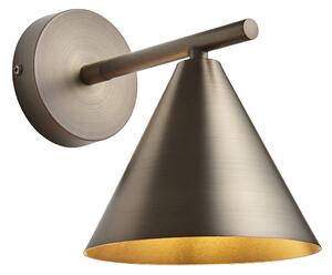 Jutt Wall Light in Dark Antique Bronze