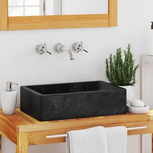 Sink 45x30x12 cm Marble High Gloss Black