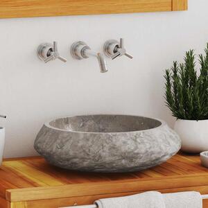 Sink Grey Ø40x12 cm Marble