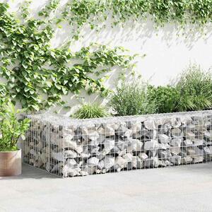 Gabion Wall with Covers Galvanised Steel 300x50x50 cm