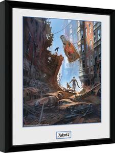 Framed poster Fallout 4 - Street Scene