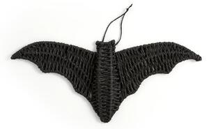 Faux Rattan Hanging Bat Decor