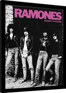 Framed poster Ramones - Rocket to Russia