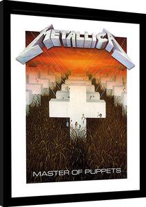 Framed poster Metallica - Master of Puppets