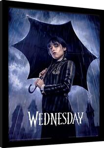 Framed poster Wednesday - Downpour