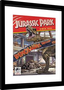 Framed poster Jurassic Park - Comics