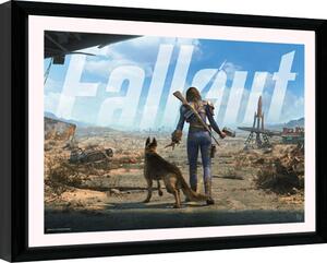 Framed poster Fallout 4 - Sole Female Survivor