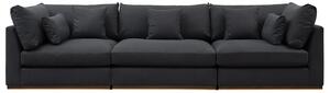 Burbank Four Seat Sofa – Black