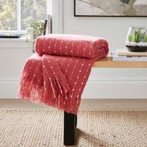 Mohair Stripe Throw Blanket 130cm x 170cm