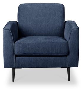 Esme Chenille Armchair | Navy Charcoal Mink Fabric Living Room Chair | Roseland Furniture