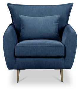 Evelyn Armchair | Scandi Style Navy Charcoal Mink Living Room Chair | Roseland Furniture
