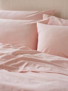 Poetic Pink Washed Cotton Percale Pillowcases (Pair) | Standard | Piglet in Bed