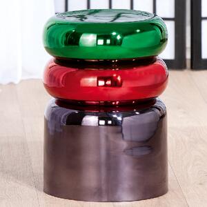 Carnation Iron Side Table In Multicolour