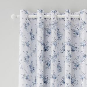 Catherine Lansfield Lucie Floral Reversible Eyelet Curtains