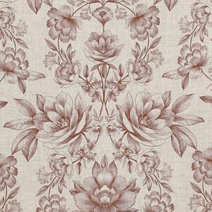 Prestigious Textiles Makassar Printed Fabric Marsala