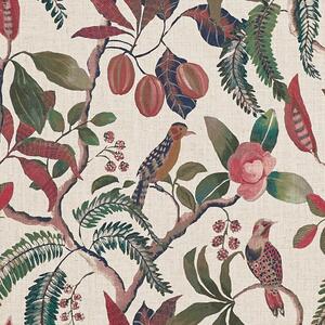Prestigious Textiles Banyu Printed Fabric Marsala