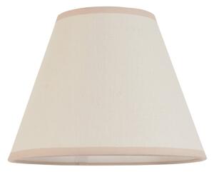 Endon 113176 Ivy Tapered Lamp Shade 25 cm In Vintage White Cotton Mix