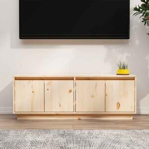 Dubuque 110cm Wooden TV Stand With 4 Doors - Natural