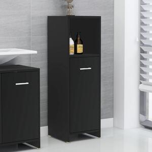 Sayreville Wooden Bathroom Cabinet With 1 Door - Black