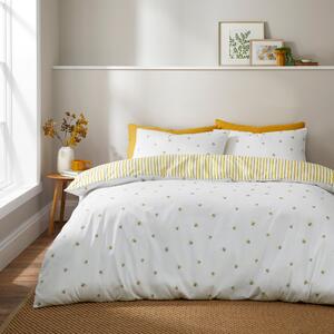 Printed Bee Duvet Cover & Pillowcase Set