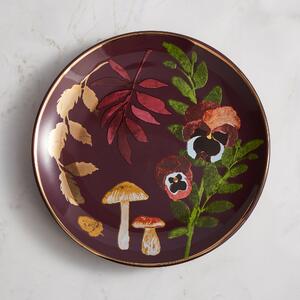 Autumnal Coupe Side Plate Purple