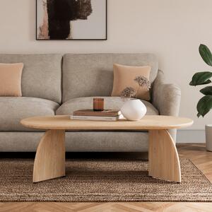 Effy Coffee Table, Natural Wood Effect Natural