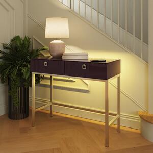 Lyra Smart Console Table Midnight (Purple)