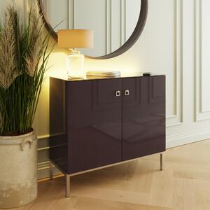 Lyra Tall Smart Sideboard Midnight (Purple)