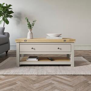 Olney Extendable Coffee Table, Stone