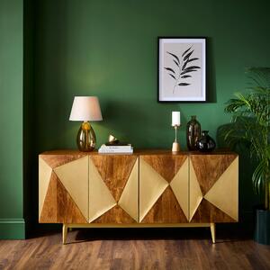 Zadie Extra wide Sideboard, Mango Wood Natural